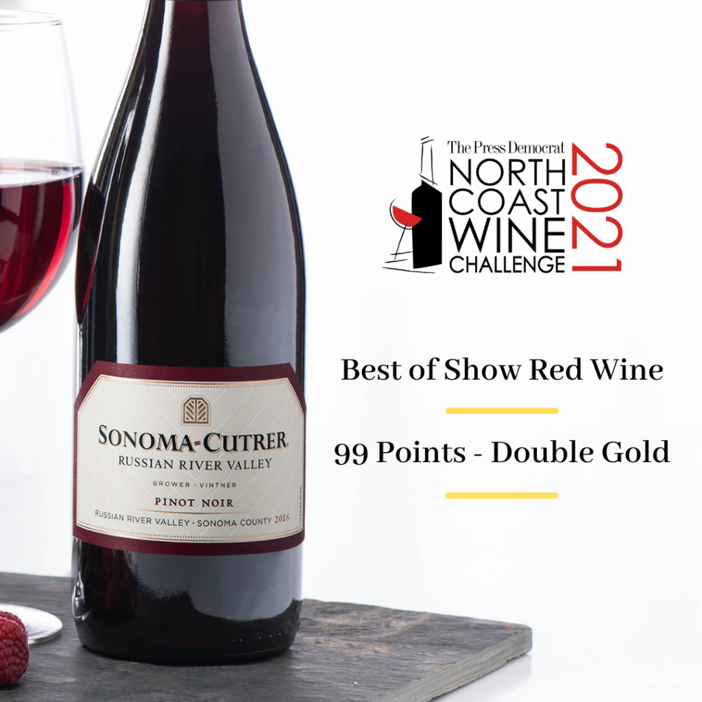 The 2018 Russian River Valley Pinot Noir Wins at the 2021 North Coast Wine Challenge