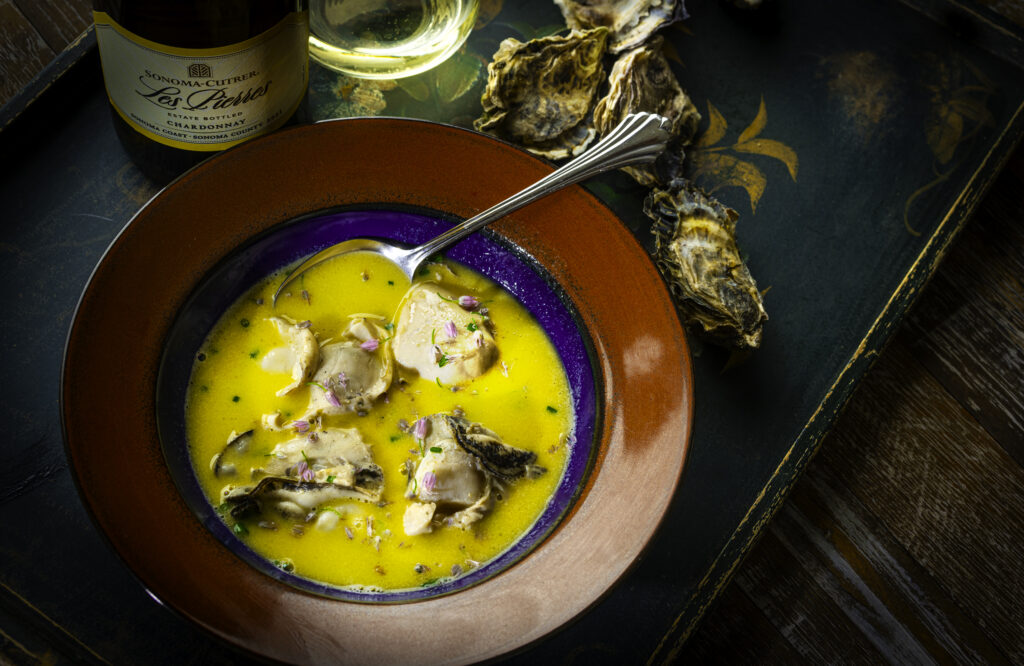Butter-Poached Oysters