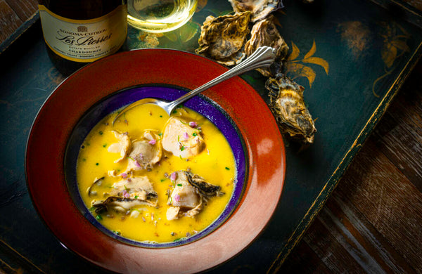 Butter-Poached Oysters