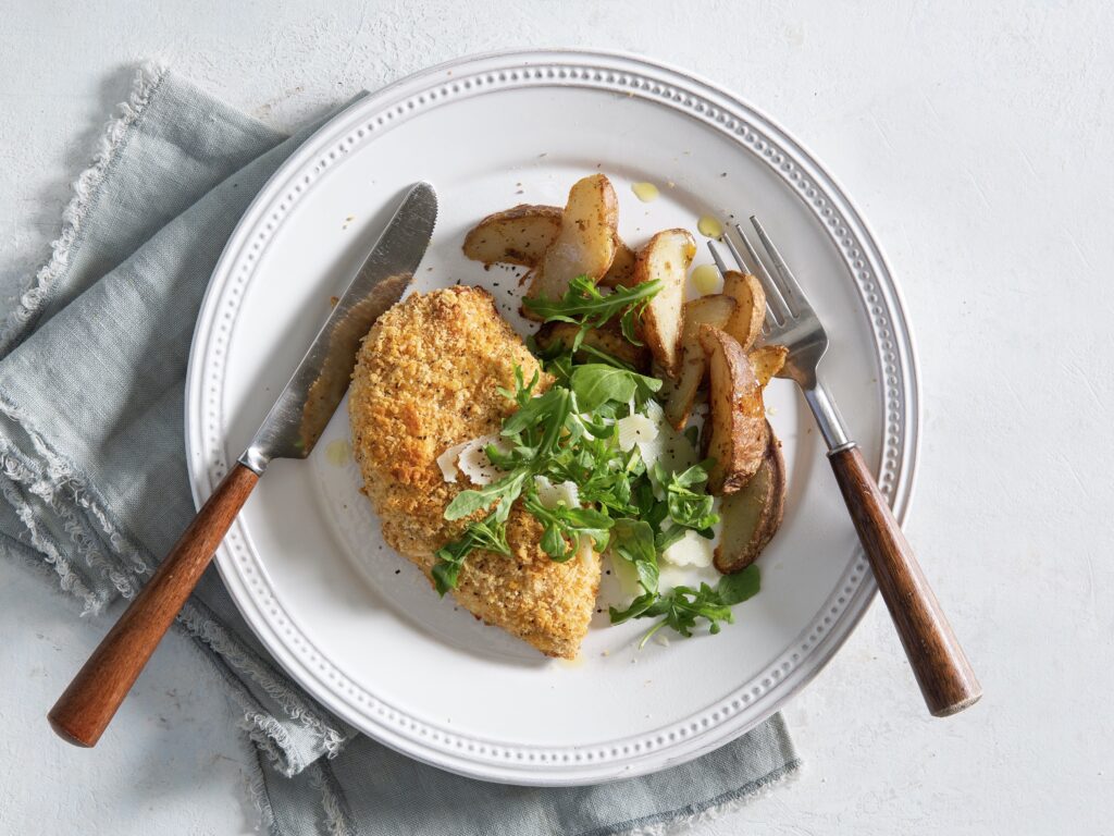 Cracker-Coated Parmesan Chicken