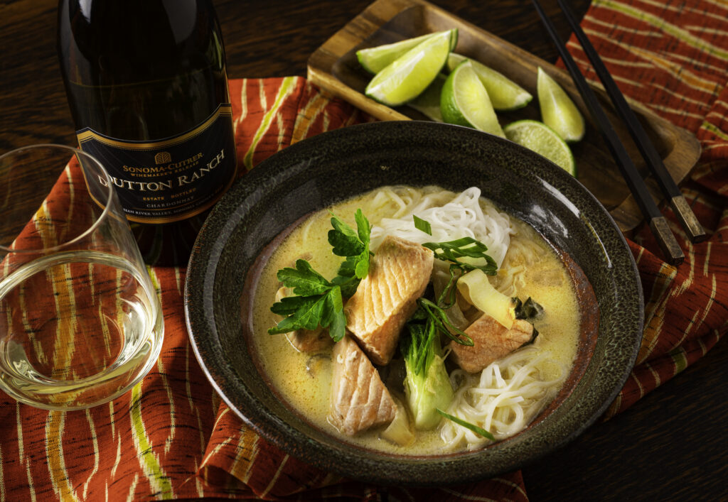 Coconut-Miso Salmon Curry