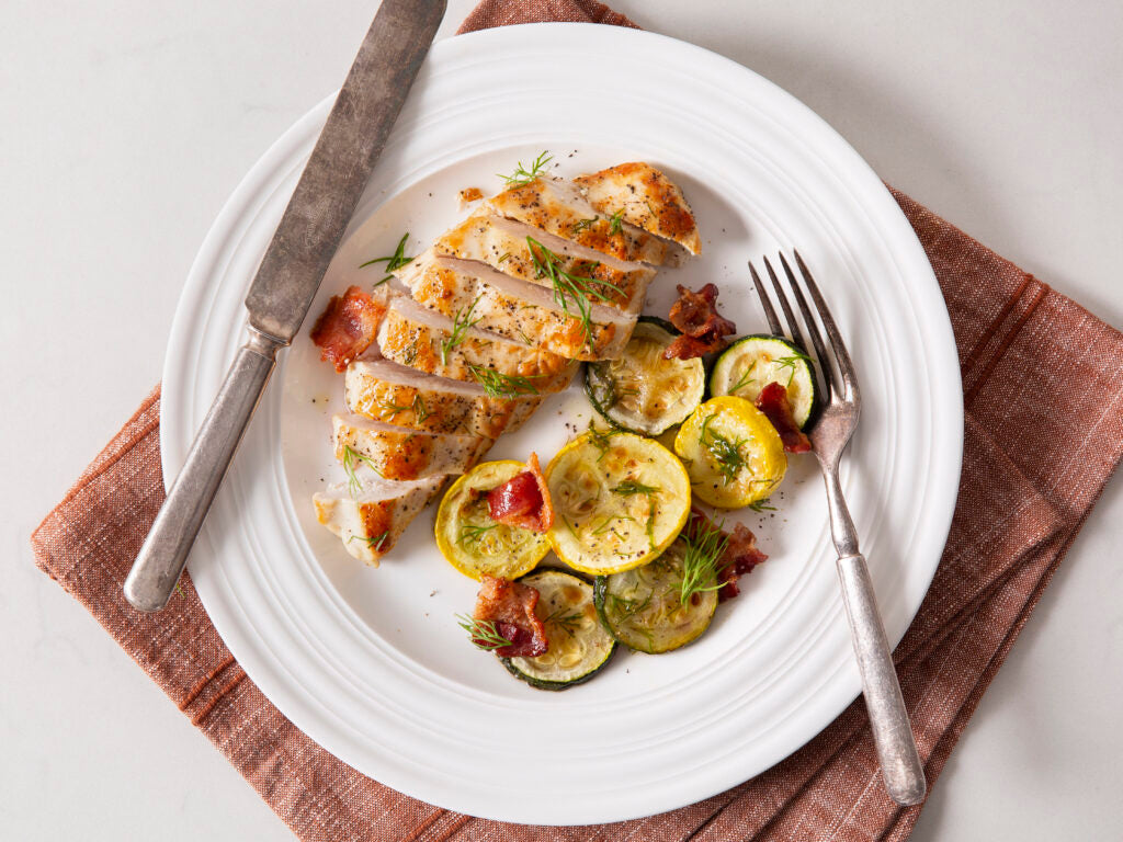 Chicken and Zucchini with Dill