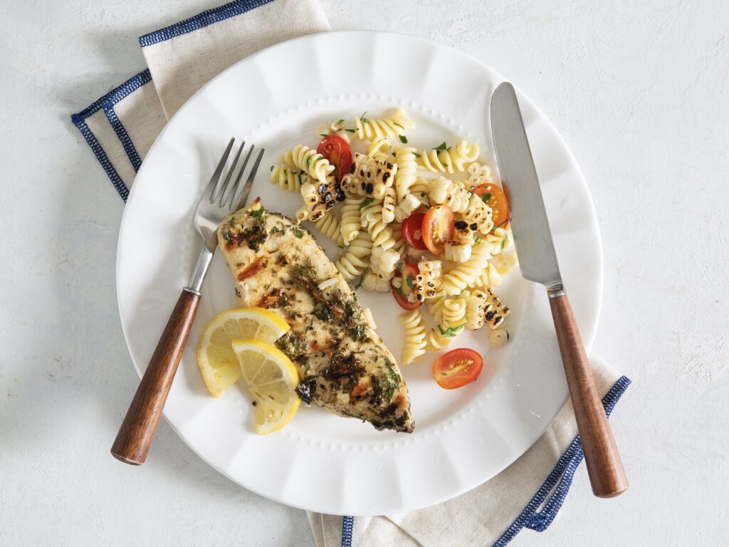 Grilled Dijon-Herb Chicken