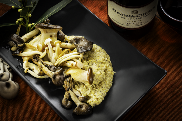 Polenta Taragna with Mushrooms