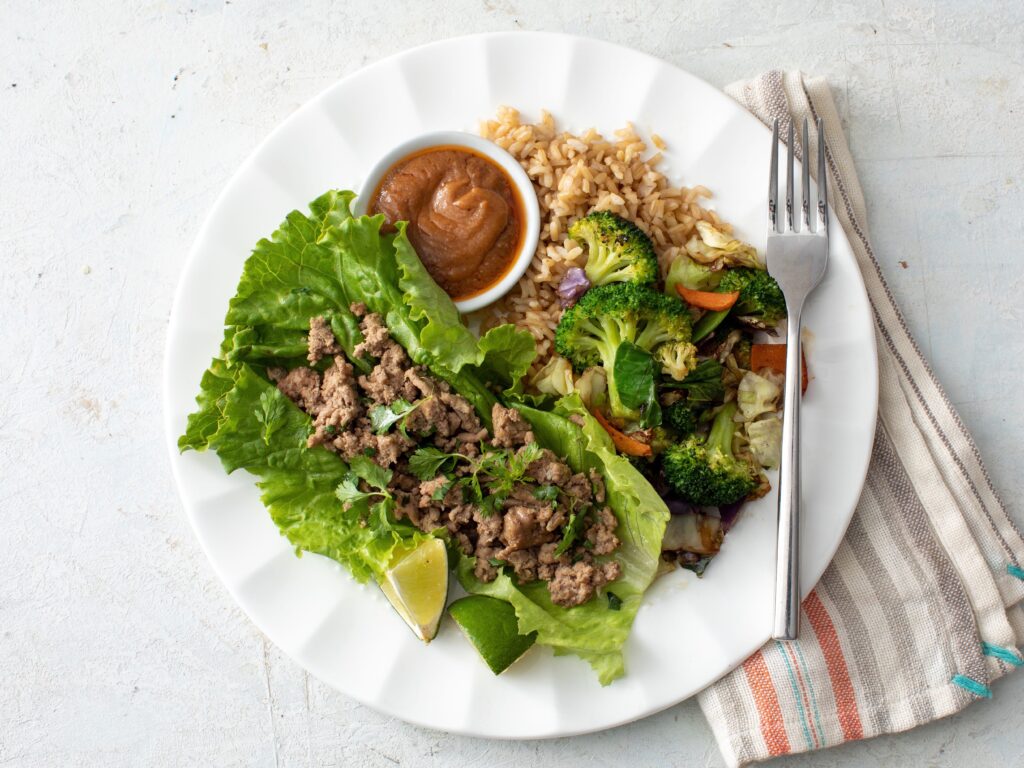 Ground Pork Lettuce Wraps