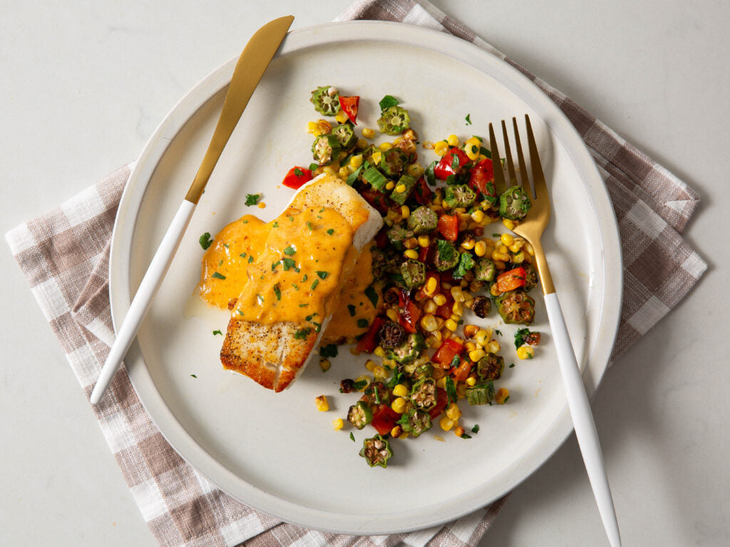 Cajun Cream Sauce Grouper