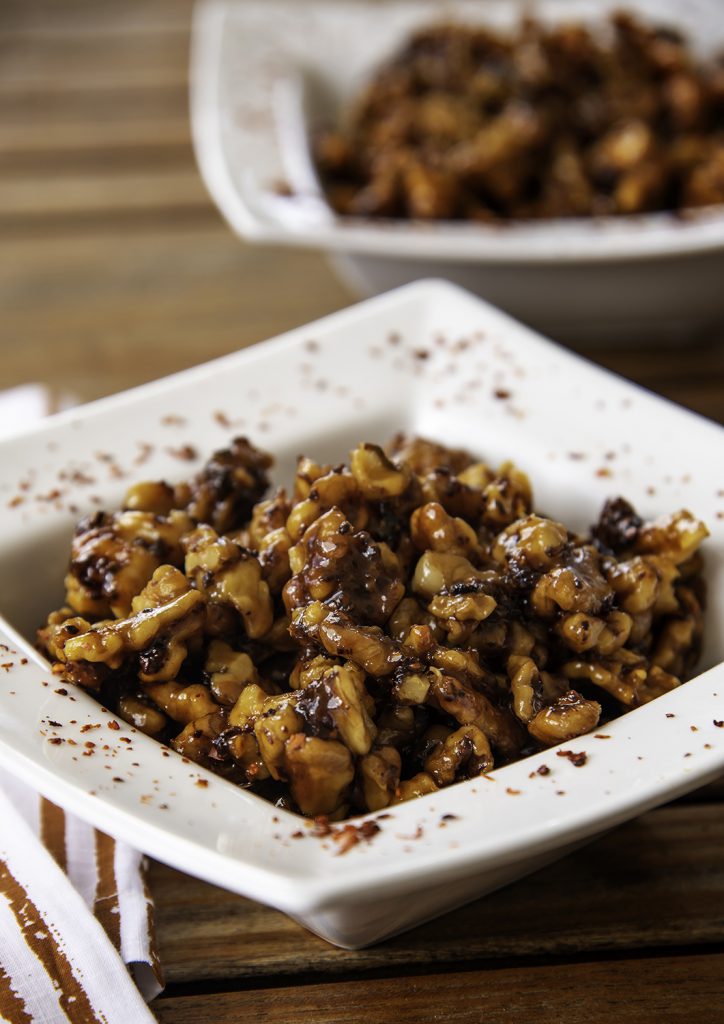Bourbon Candied Walnuts