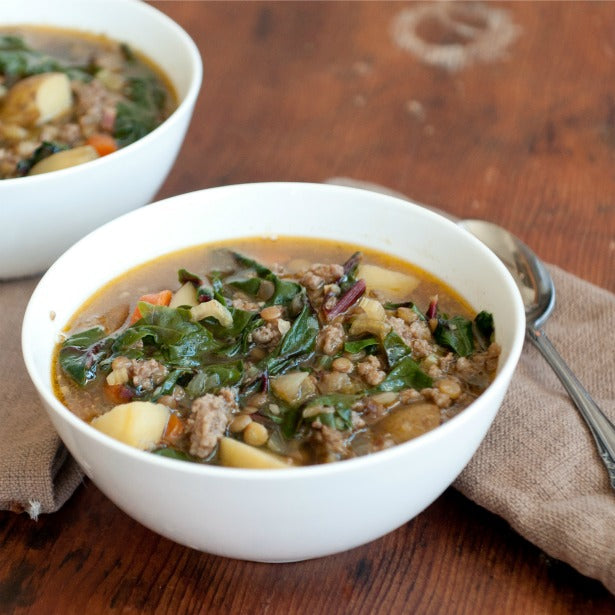 Chard and Lentil Soup