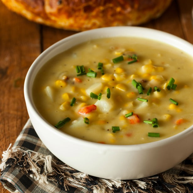 Smokey Corn Chowder With Lobster