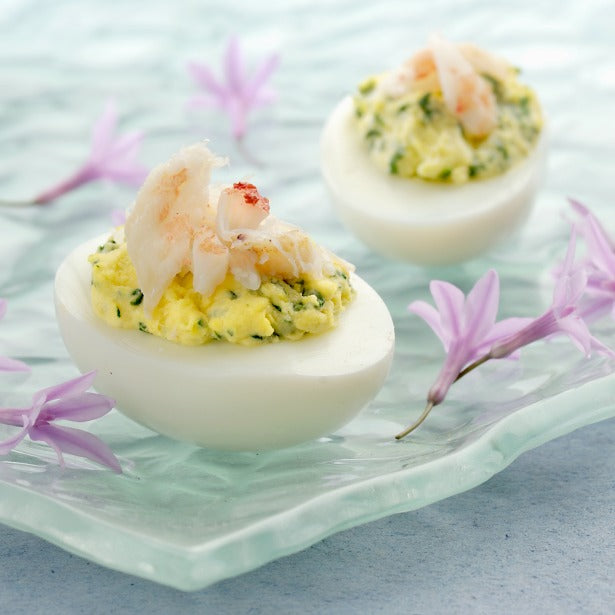Crab Deviled Eggs