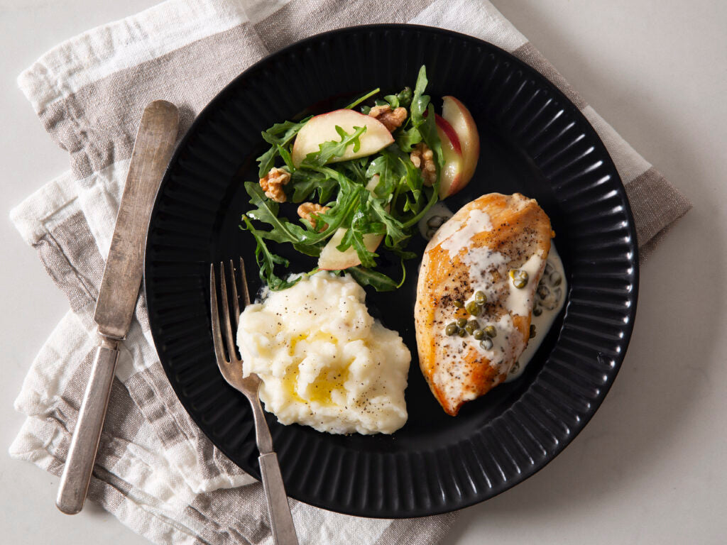 Creamy Caper-Garlic Chicken
