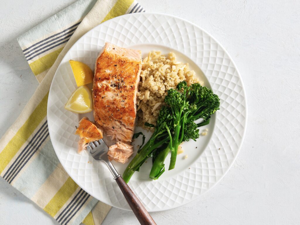 Pan-Seared Garlic Salmon