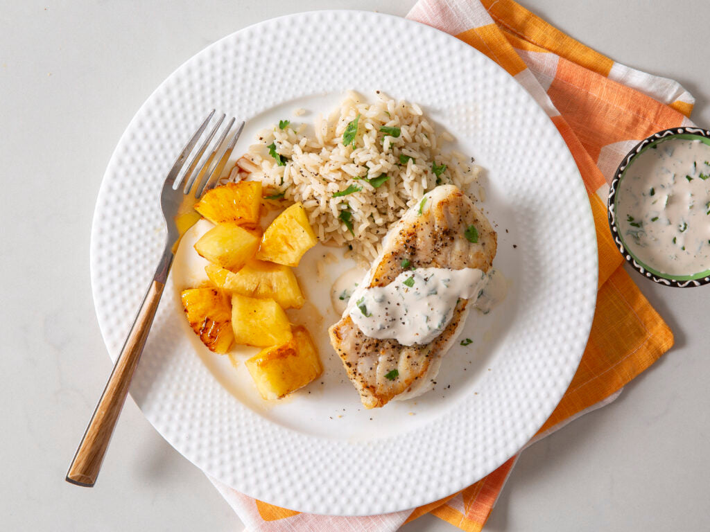 Grouper with Key Lime Sauce