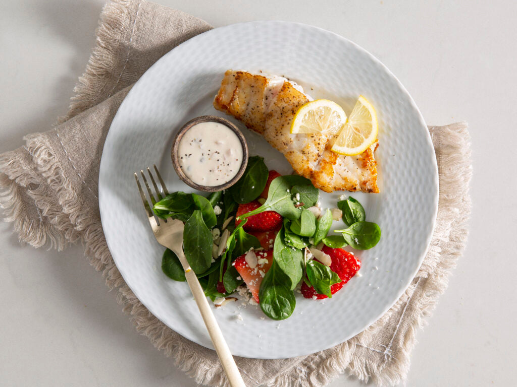 Grouper with Lemon-Dijon Sauce