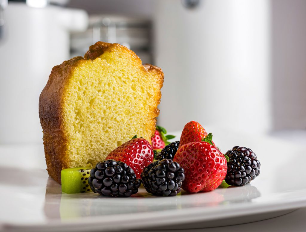 Lemon Olive Oil Cake with Summer Fruits