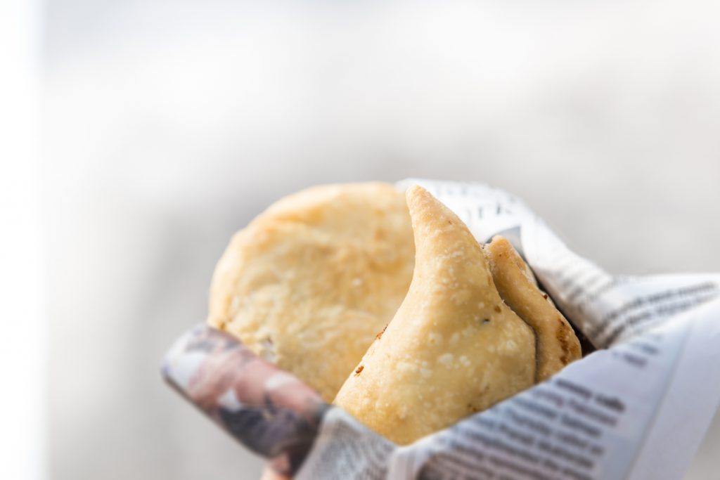 Spicy Potato Samosas