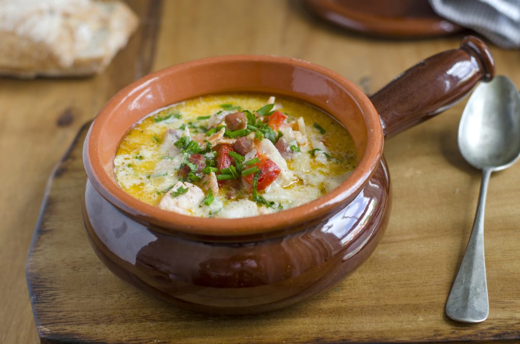 Smoky Salmon Chowder