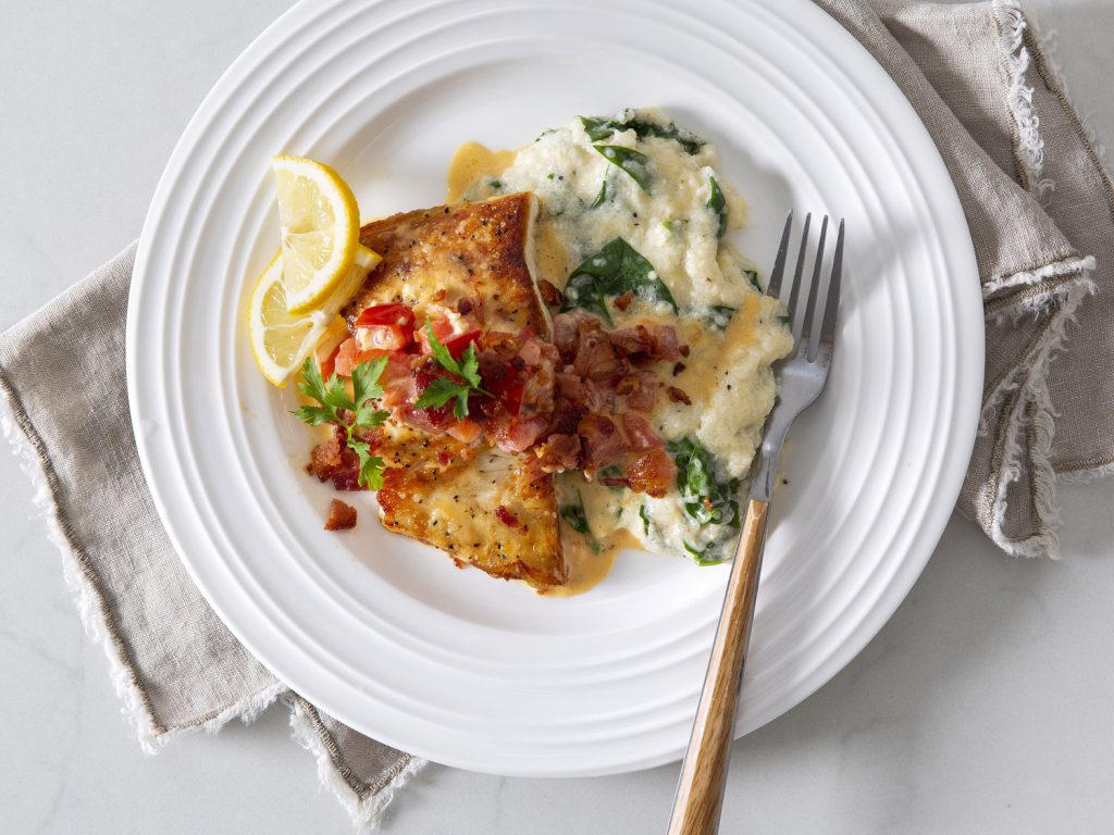 Bacon-Tomato Grouper