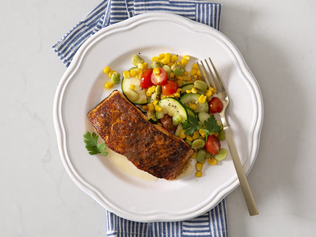 Buttery Blackened Salmon