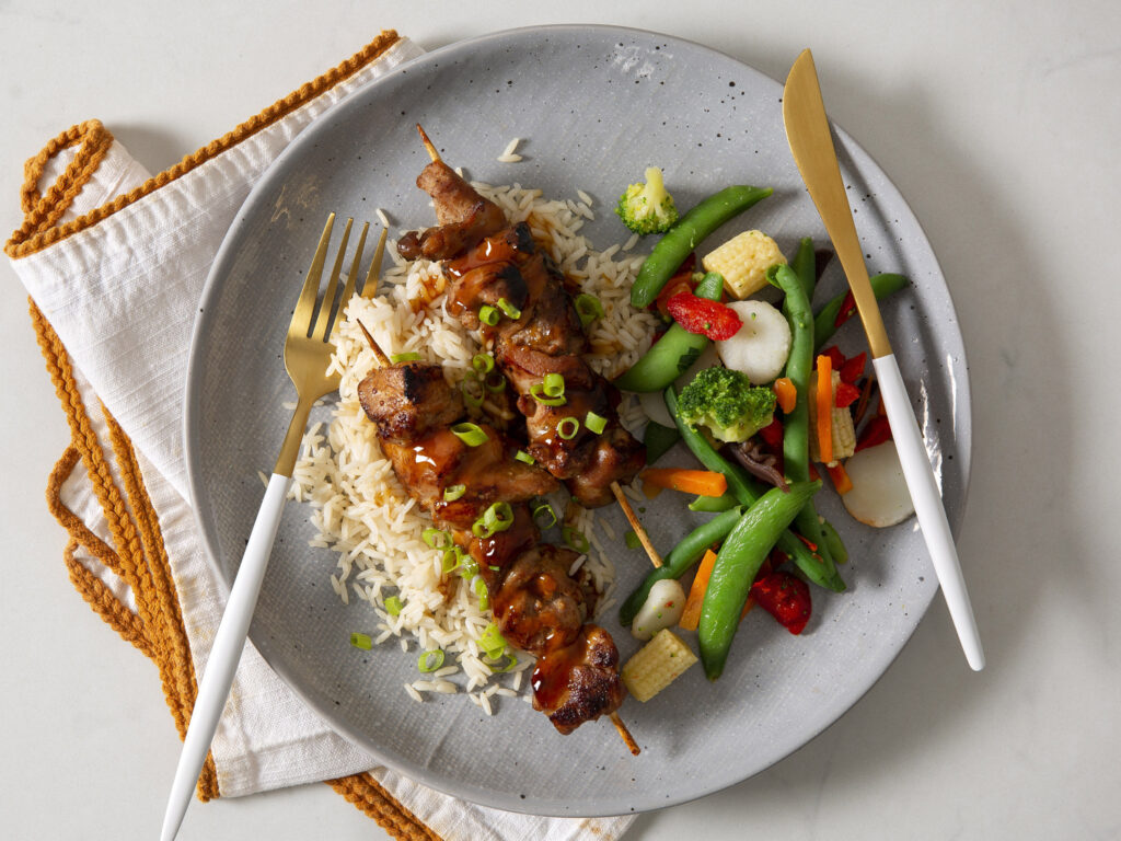 Sesame Chicken Skewers