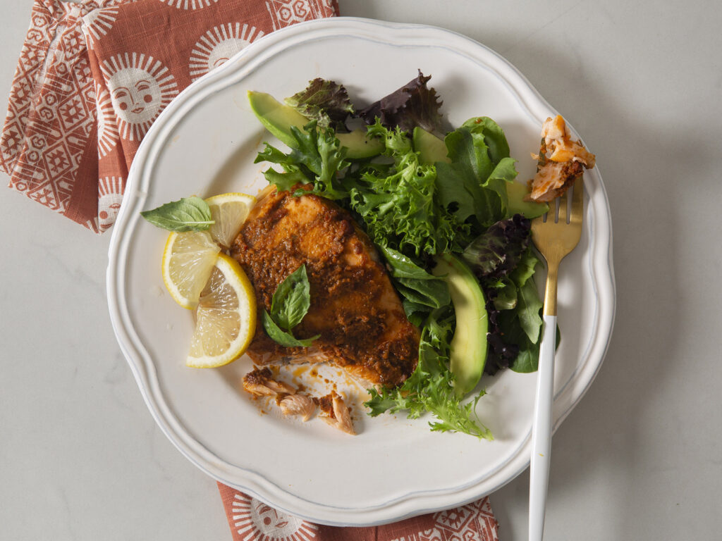 Sun-Dried Tomato Pesto Salmon