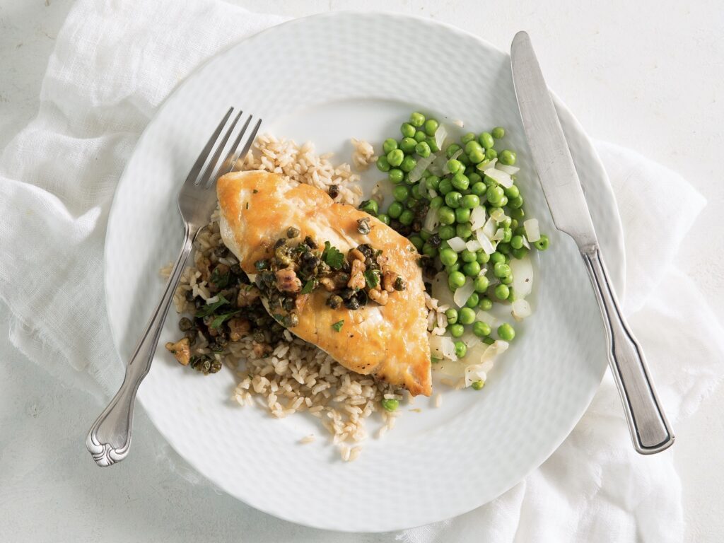 Walnut-Caper Chicken