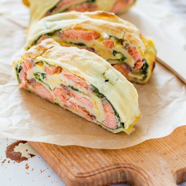 Lobster and Scallop Strudels