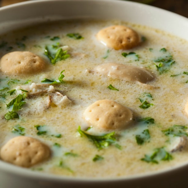 Oyster Spinach Chowder