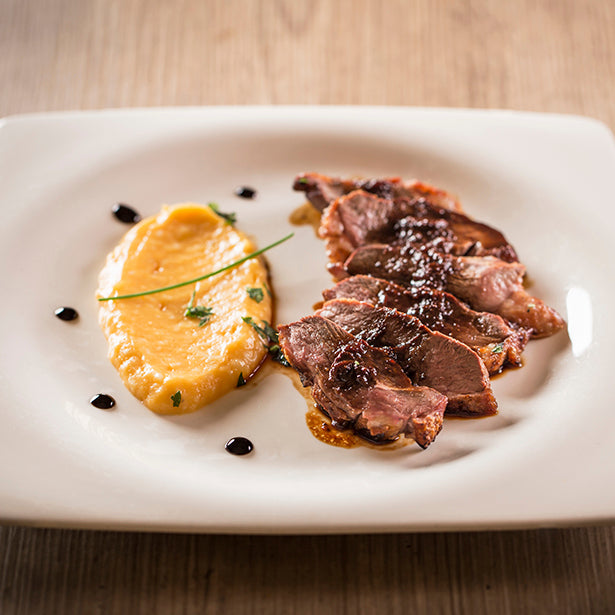 Pan Seared Duck Breast With Blackberry Sage Sauce