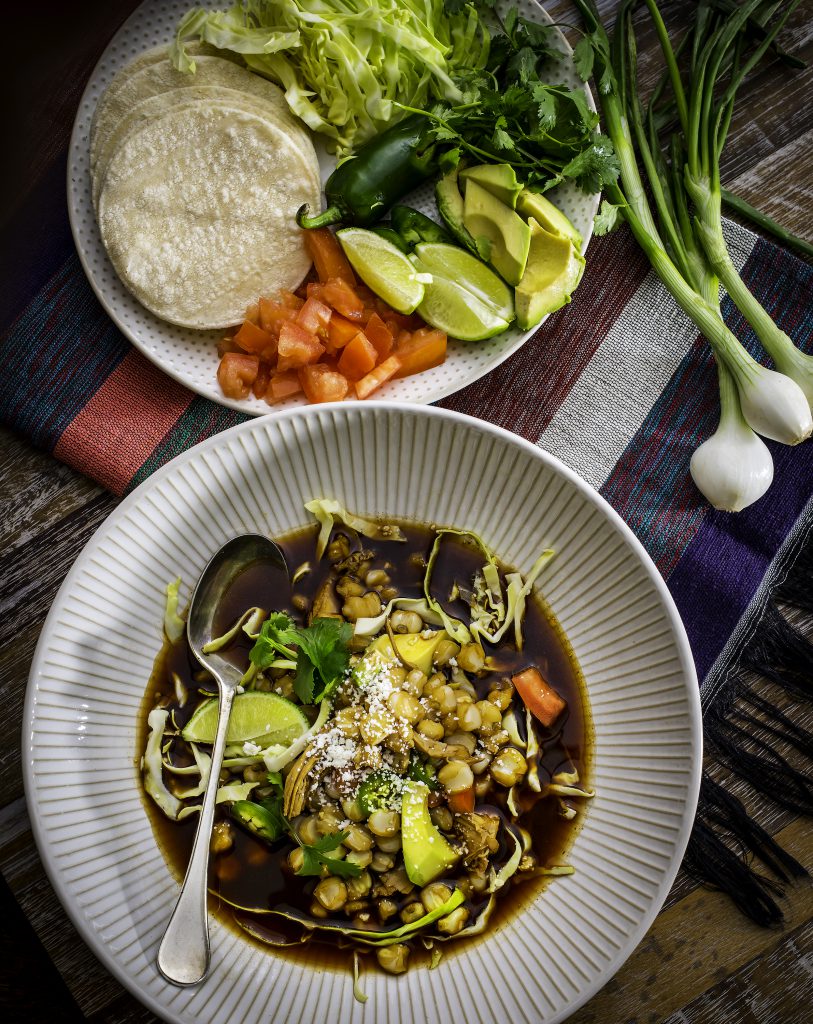 Posole Rojo with Chicken