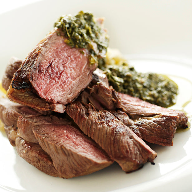 Lamb with Mint Salsa Verde
