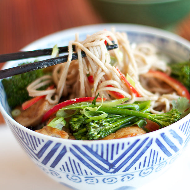 Soba Noodle Salad with Smoked Duck