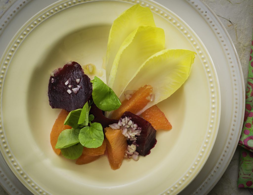 Roasted Beet, Orange and Endive Salad