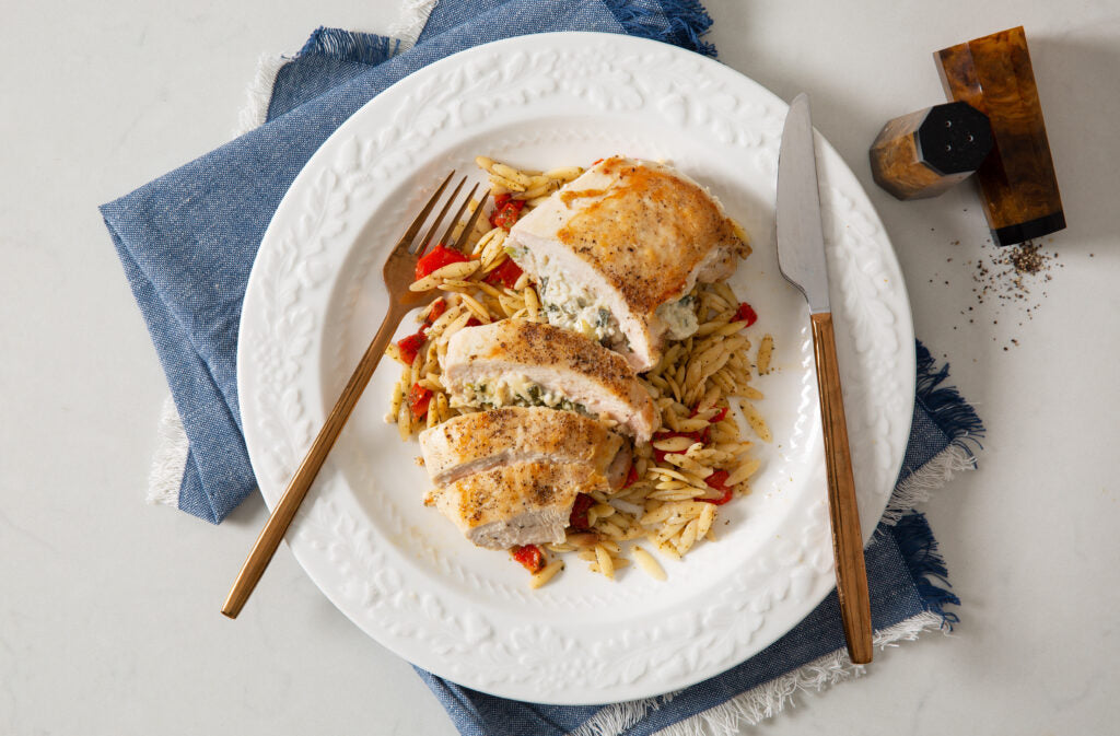 Spinach and Artichoke-Stuffed Chicken